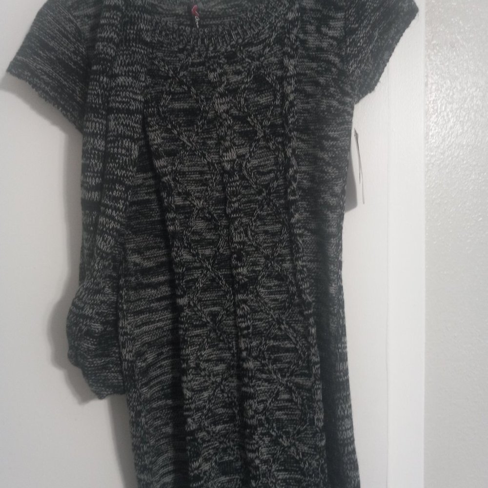 Sweater with a neck scarf